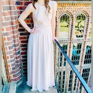 Lulus Forever and Always Blush Pink Bridesmaid Dress